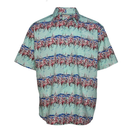 new-adults-kids-cotton-hawaiian-beach-shirt-cool-dry-tropical-summer-casual-tops