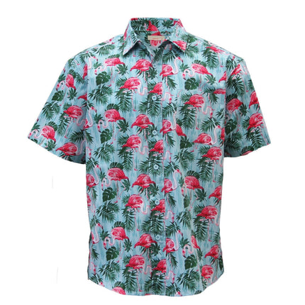 new-adults-kids-cotton-hawaiian-beach-shirt-cool-dry-tropical-summer-casual-tops