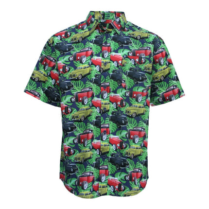 new-adults-kids-cotton-hawaiian-beach-shirt-cool-dry-tropical-summer-casual-tops