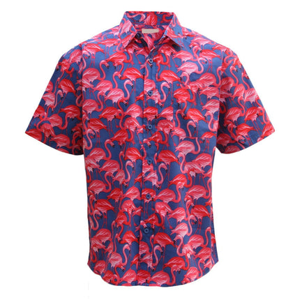 new-adults-kids-cotton-hawaiian-beach-shirt-cool-dry-tropical-summer-casual-tops