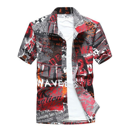 new-adults-kids-cotton-hawaiian-beach-shirt-cool-dry-tropical-summer-casual-tops