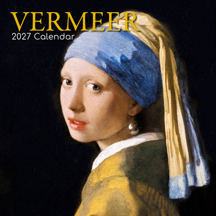 Vermeer 2027 Premium Square Wall Calendar cover