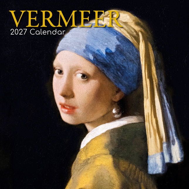 Vermeer 2027 Premium Square Wall Calendar cover