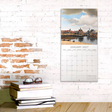 Vermeer 2027 Premium Square Wall Calendar lifestyle image