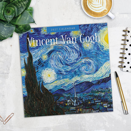 Vincent Van Gogh 2027 square wall calendar - image detail