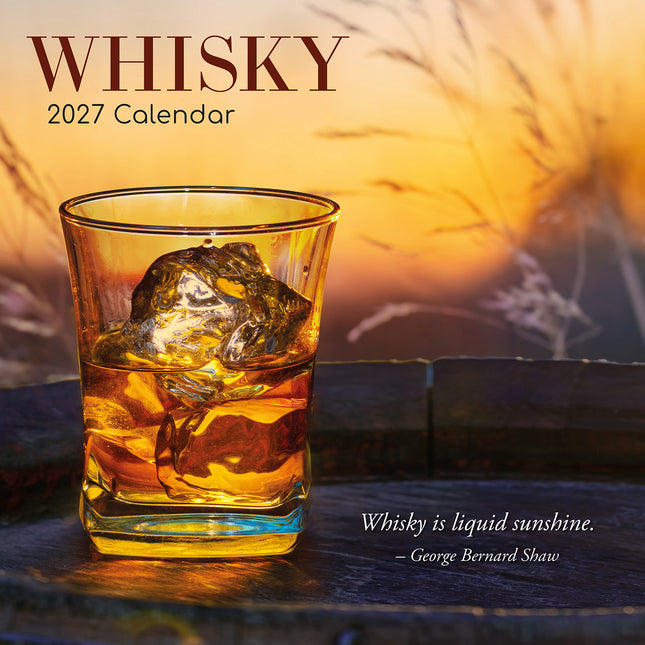 Whisky 2027 Premium Square Wall Calendar cover