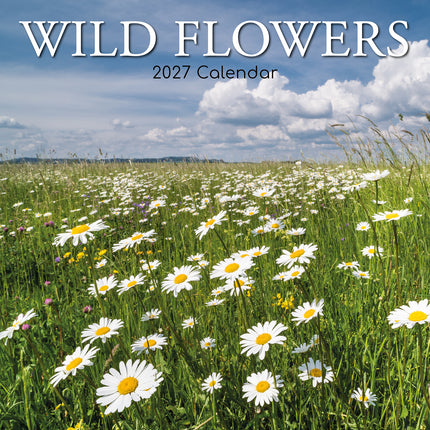 Wild Flowers 2027 Premium Square Wall Calendar cover