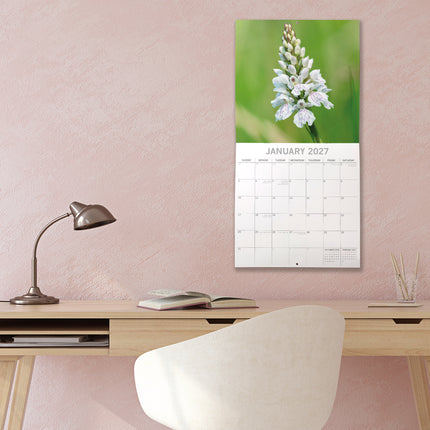 Wild Flowers 2027 Premium Square Wall Calendar lifestyle image