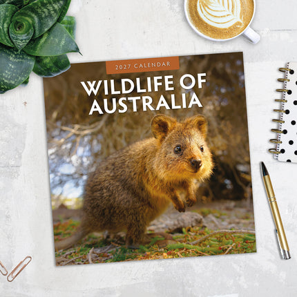 Wildlife of Australia 2027 square wall calendar - image detail