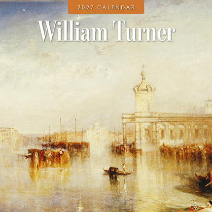 William Turner 2027 square wall calendar - front cover