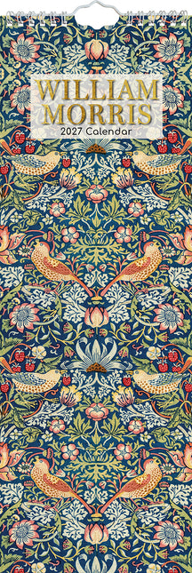 William Morris 2027 Premium Slim Wall Calendar cover
