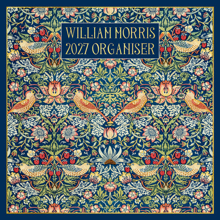 William Morris Organiser 2027 Premium Square Wall Calendar cover