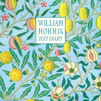 William Morris Pomegranate 2027 A5 Padded Hard Cover Diary cover