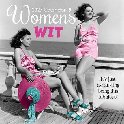 Women's Wit 2027 Premium Square Wall Calendar cover