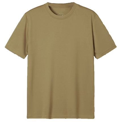 Adult 100% Cotton T-Shirt Unisex Men's Basic Plain Blank Crew Tee Tops Shirts - Copper