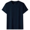 Adult 100% Cotton T-Shirt Unisex Men's Basic Plain Blank Crew Tee Tops Shirts - Navy