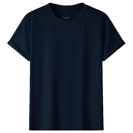 adult-100-cotton-t-shirt-unisex-men's-basic-plain-blank-crew-tee-tops-shirts