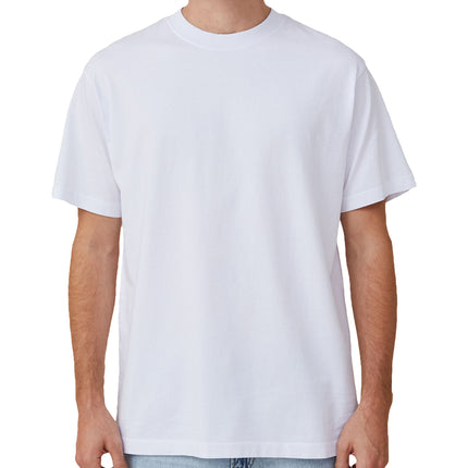 adult-100-cotton-t-shirt-unisex-men's-basic-plain-blank-crew-tee-tops-shirts