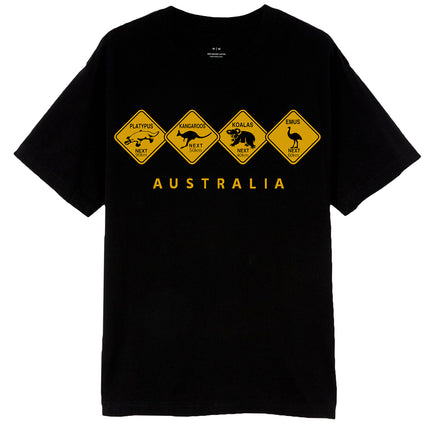 adult-unisex-100-cotton-t-shirt-australia-wildlife-road-sign-souvenir-tee-tops