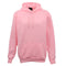 Adult Unisex Men's Basic Plain Hoodie Pullover Sweater Sweatshirt Jumper - Light Pink