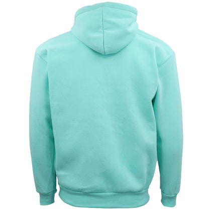 Adult Unisex Men's Basic Plain Hoodie Pullover Sweater Sweatshirt Jumper - Mint