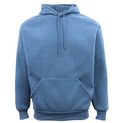 Adult Unisex Men's Basic Plain Hoodie Pullover Sweater Sweatshirt Jumper - Dusty Blue