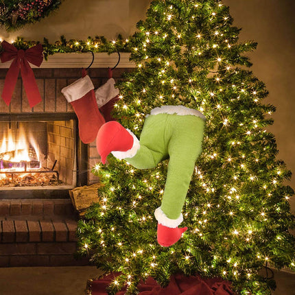 Christmas Elf Legs Tree Pendants Ornaments Xmas Home Party Whimsical Decoration