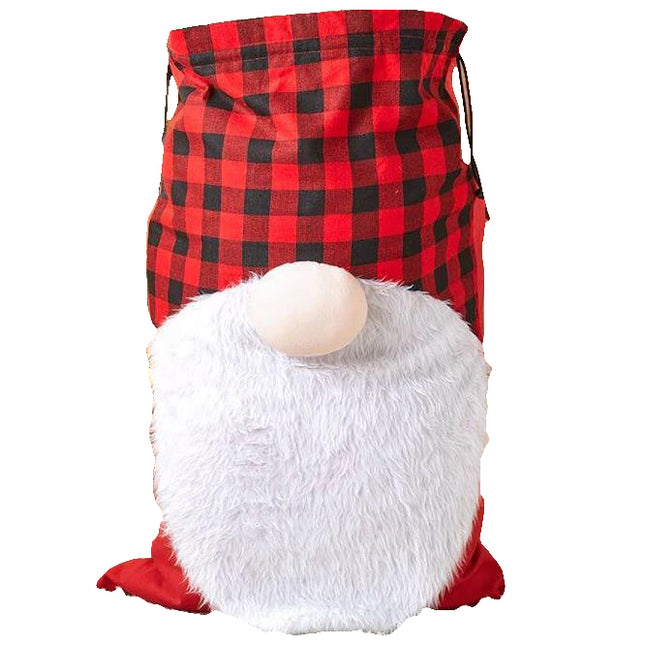 Christmas Large Canvas Hessian Santa Sack Xmas Stocking Reindeer Kids Gift Bag