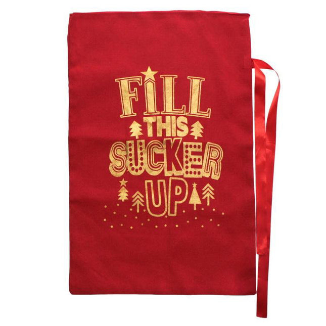 Christmas Large Hessian Sack Burlap Fill Sucker Up Stocking Gift Bag Drawstring - Zmart Australia