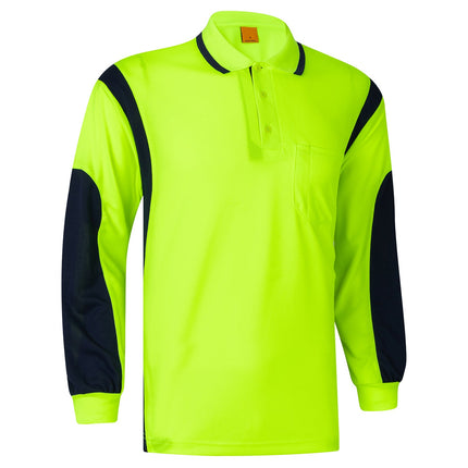 hi-vis-long-sleeve-workwear-polo-shirt-cool-dry-reflective-safety-w-chest-pocket