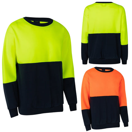 hi-vis-reflective-pullover-jumper-fleece-sweatshirt-crew-neck-safety-workwear