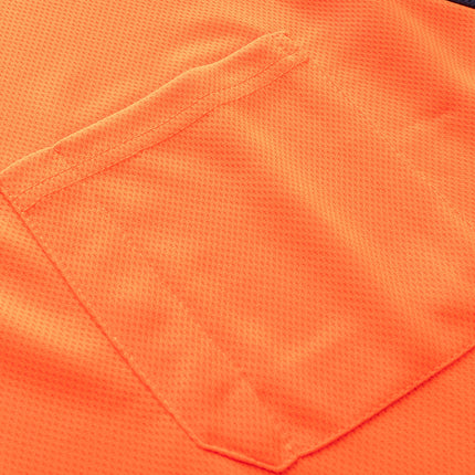 hi-vis-short-sleeve-polo-workwear-shirt-tops-tee-tradie-cool-dry-safety-two-tone