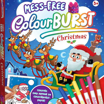 Inkredibles Mess-Free Colour Burst Activity Set Kit 16 Pages w 6 Magic Markers