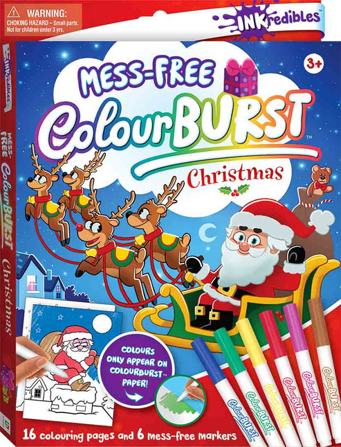 Inkredibles Mess-Free Colour Burst Activity Set Kit 16 Pages w 6 Magic Markers