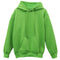 Kids Unisex Basic Pullover Hoodie Jumper School Uniform Plain Casual Sweat Shirt - Green