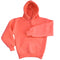 Kids Unisex Basic Pullover Hoodie Jumper School Uniform Plain Casual Sweat Shirt - Peach