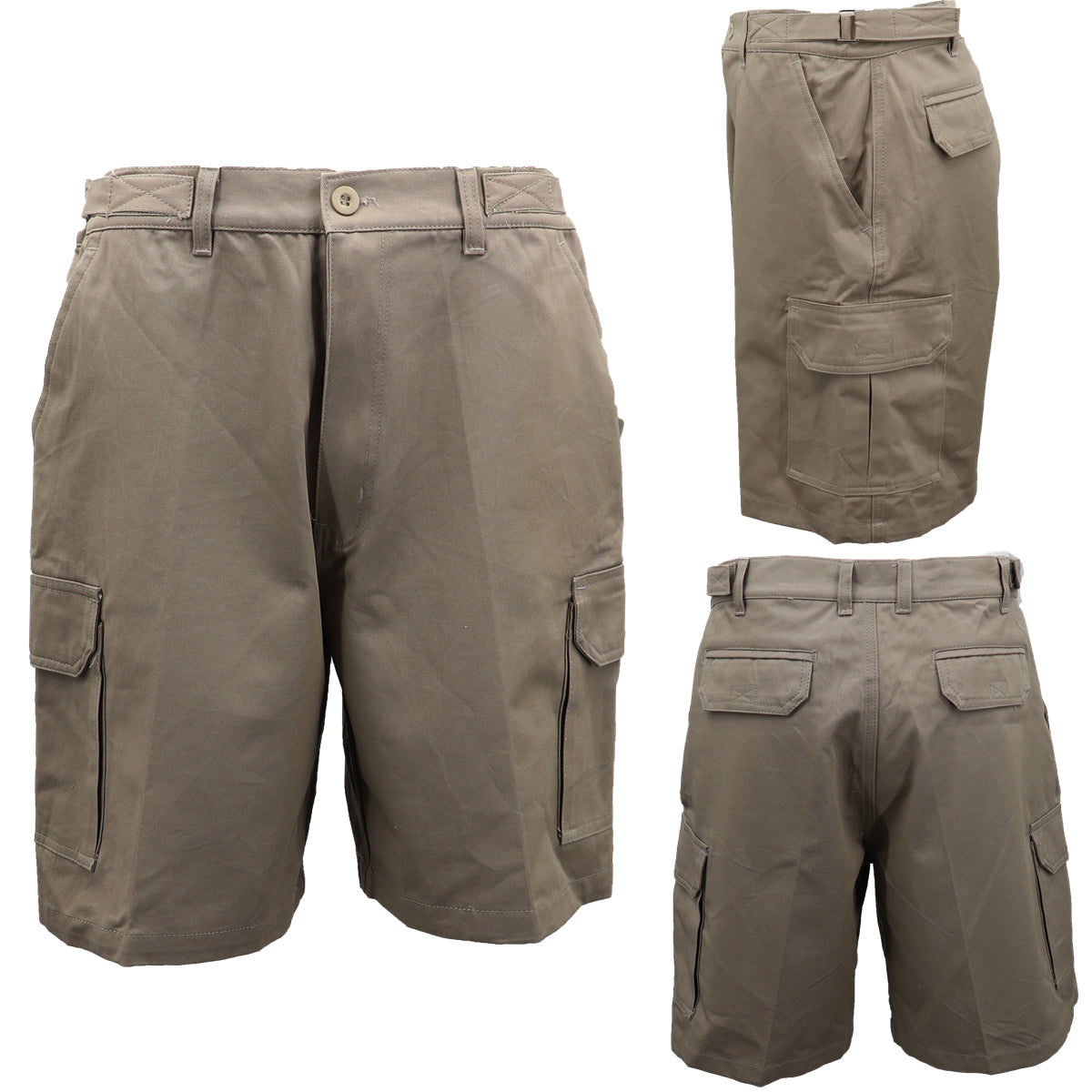 Men s 100 Heavy Duty Cotton Drill Cargo Work Shorts 6 Pockets Tradies men-s-100-heavy-duty-cotton-drill-cargo-work-shorts-6-pockets-tradies
