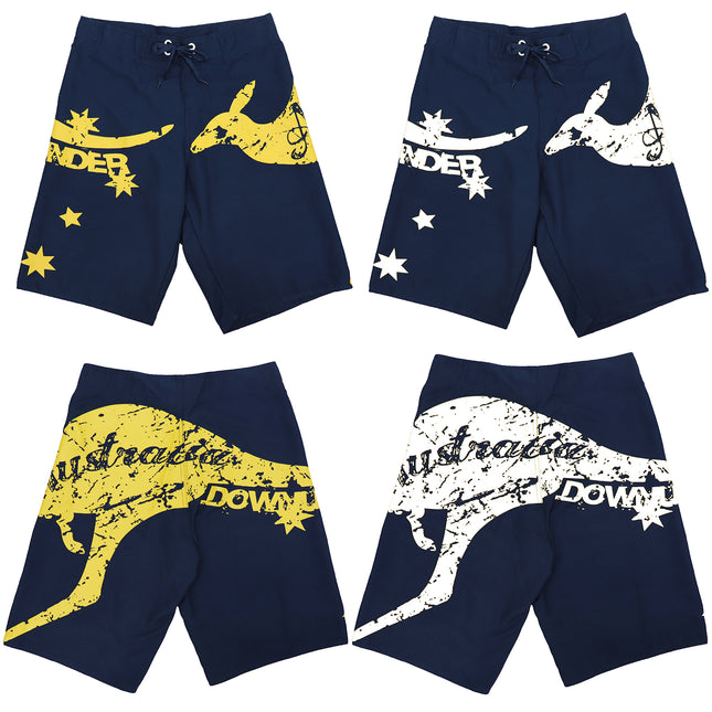 men's-adult-board-shorts-australia-day-kangaroo-down-under-souvenir-beach-wear