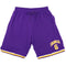 Kid's Basketball Shorts Boys Sports Gym Jogging Sweat Track Pants Los Angeles - Purple - Los Angeles 6