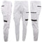 Men's Cargo Cotton Drill Work Pants UPF 50+ 13 Pockets Tradies Workwear Trousers - White