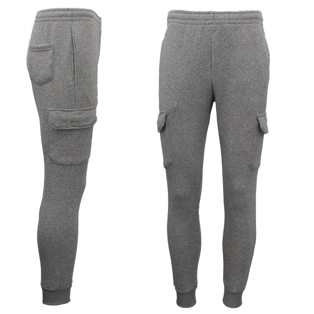 mens-cargo-fleece-track-pants-6-pockets-casual-trackies-trousers-w-elastic-hem