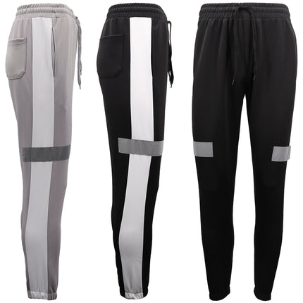 mens-casual-sports-track-pants-w-reflective-tape-striped-jogging-sweat-trousers