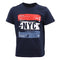 Men's Cotton Blend Fashion T Shirt New York City NYC Womens Adults Basic Tee Top - Navy