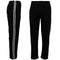 Men's Fleece Lined Casual Sports Track Striped Sweat Pants Trousers Gym Trackies - Black w White Stripes