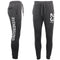 Men's Fleece Slim Cuffed Hem Track Pants Casual Trousers Sports Jogging Gym Suit - Dark Grey