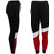 Mens Fleece Track Pants Joggers Sweat Trousers Cuffed Hem Elastic Sport Trackies - Black