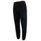 Men's Black Fleece Australia Track Sweat Pants Joggers with Blue Chenille Embroidery