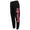 Black Fleece Australia Track Pants with Pink Chenille Joggers For Men