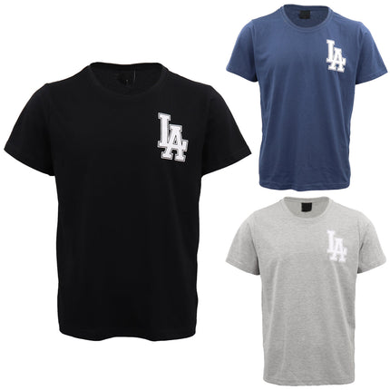 mens-los-angeles-t-shirt-basic-tee-tops-la-dodgers-baseball-gym-cool-dry-jersey