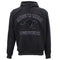 Oversized Hoodie w Purple Australia Downunder Kangaroo Embroidery - Fleece Pullover Sweatshirt